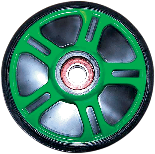 PARTS UNLIMITED Thin Idler Wheel with Bearing 6004-2RS - Green - Group 2 - 5.63" OD x 20 mm ID R5630M-2 305B