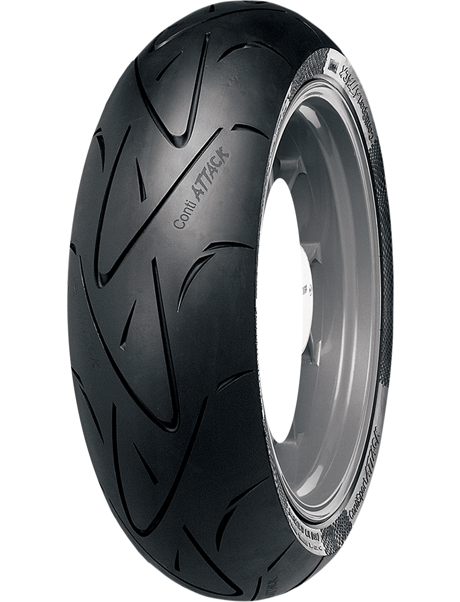 CONTINENTAL Tire - ContiSportAttack - Rear - 180/55ZR17 - (73W) 02443930000