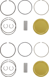 JE PISTONS Piston Kit - 93.00 mm - 9.0:1 CR - Polaris RZR XP Turbo 379457