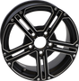 ITP Wheel - SS212 - Front/Rear - Milled Black - 15x7 - 5/4.5 - 6+1 (+61.8 mm) 1522761727B