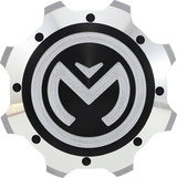 MOOSE RACING Gas Cap - Silver/Black - Polaris 100-4108-PU - Cycle City Outdoors