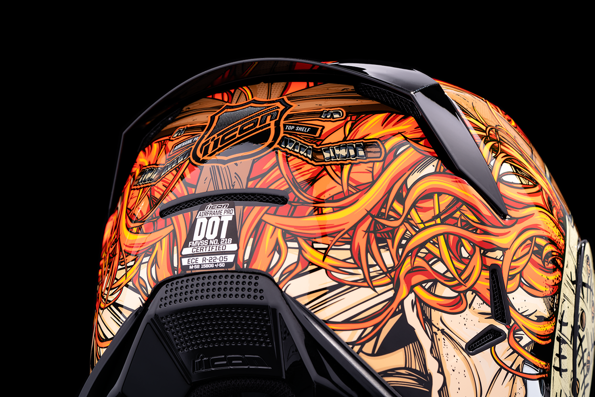 Icon Airframe Pro™ Helmet - Topshelf - Red - Small 0101-15072