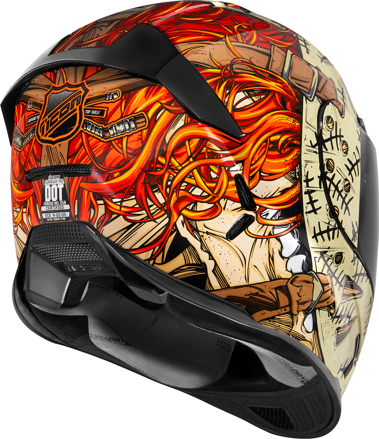 Icon Airframe Pro™ Helmet - Topshelf - Red - Medium 0101-15073