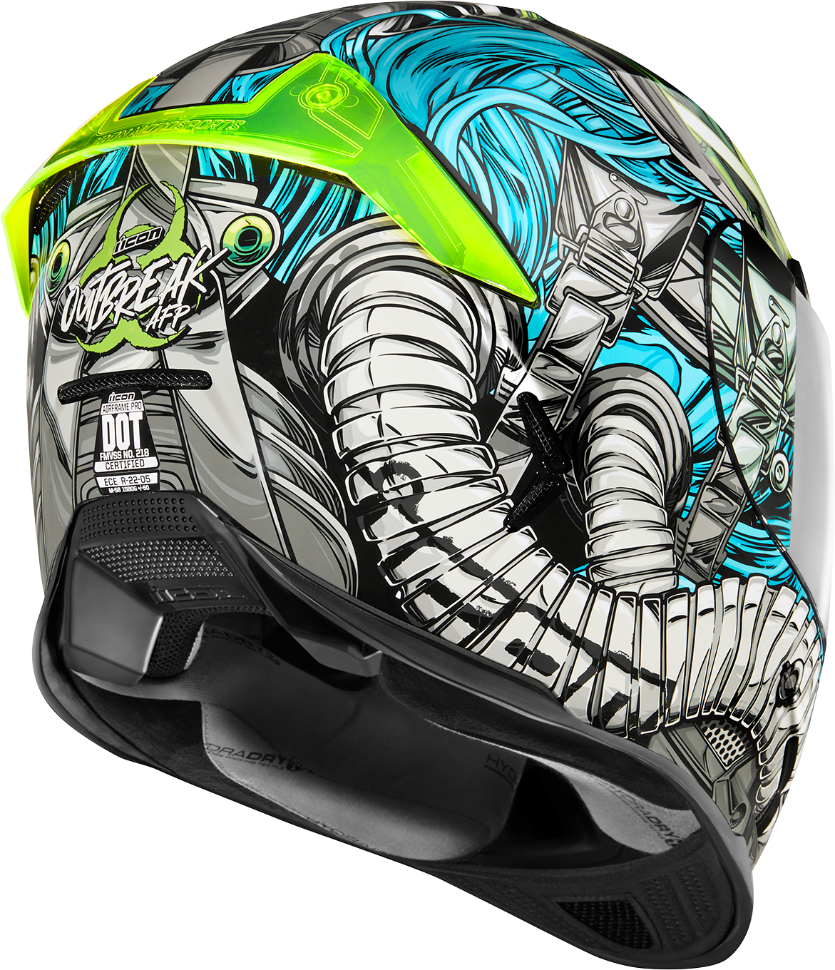 Icon Airframe Pro™ Helmet - Outbreak - Blue - XL 0101-14948