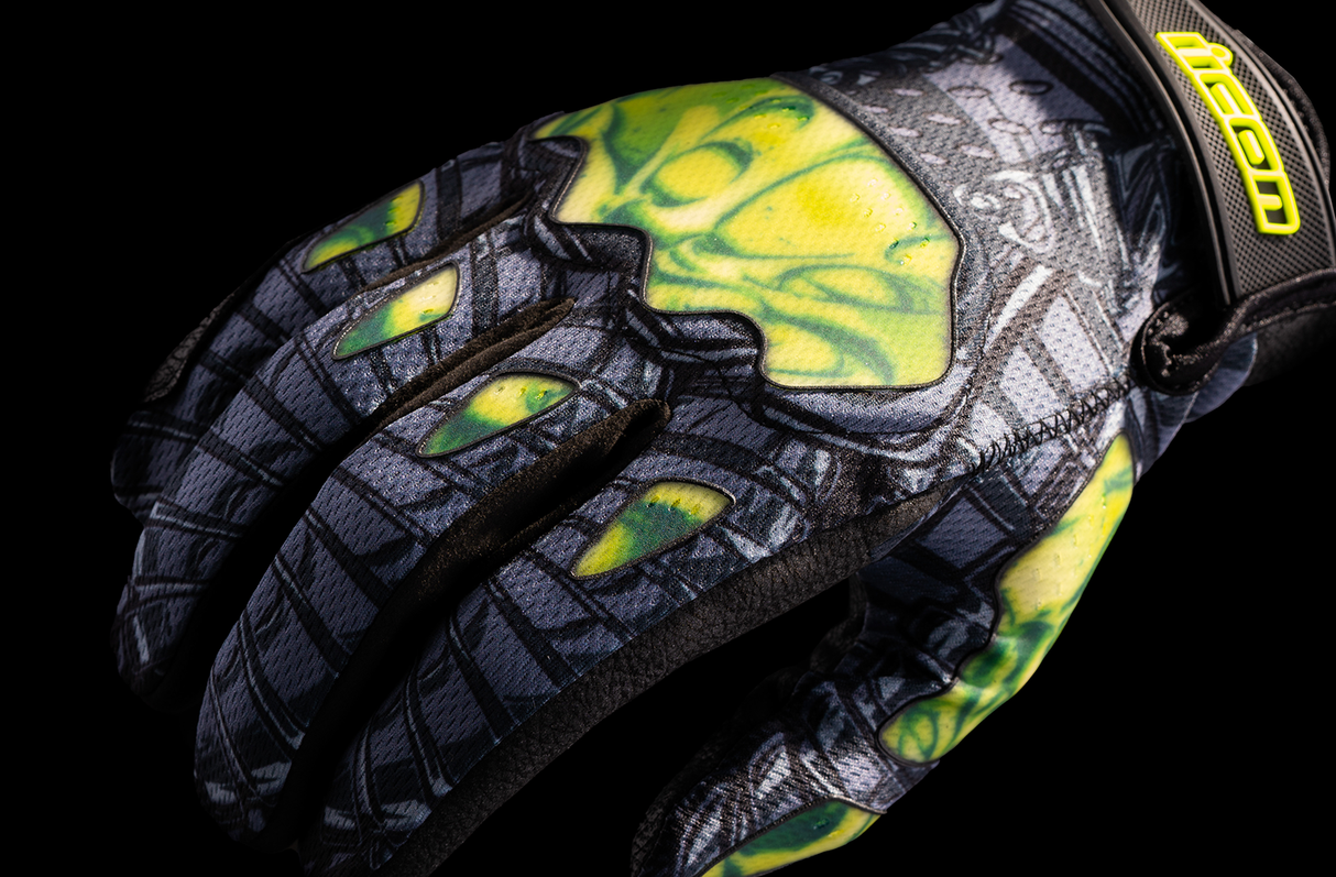 ICON Hooligan Outbreak™ Gloves - Green - XL 3301-4656