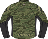 ICON Hooligan CE Tiger's Blood Jacket - Green - Medium 2820-6153