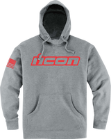 ICON Clasicon* Hoodie - Heather Gray - Small 3050-6527