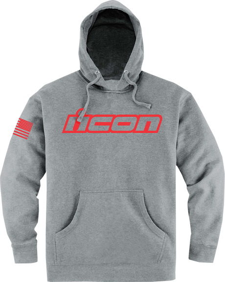 ICON Clasicon* Hoodie - Heather Gray - Small 3050-6527