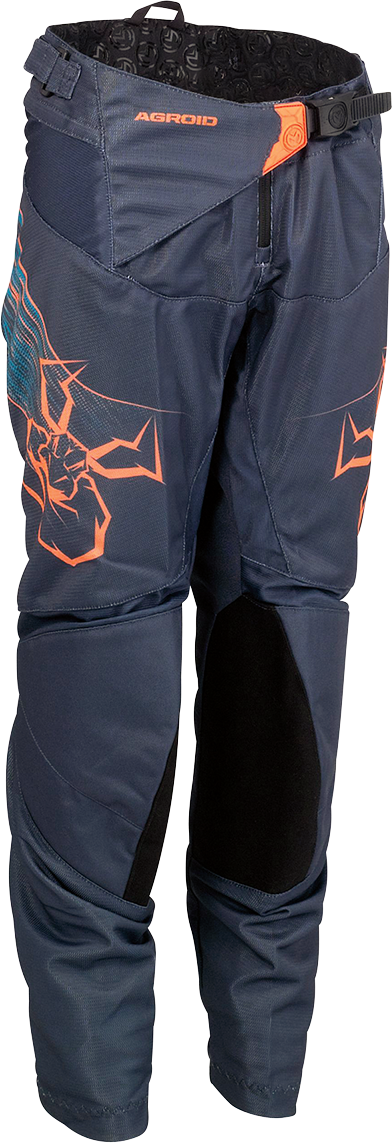 MOOSE RACING Youth Agroid Vented Pants - Blue/Orange - 22 2903-2339 - Cycle City Outdoors