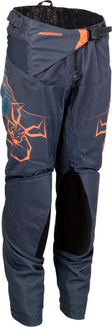 MOOSE RACING Youth Agroid Vented Pants - Blue/Orange - 22 2903-2339 - Cycle City Outdoors