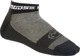 MOOSE RACING Casual Low Socks - Black/Gray - S/M 34310788 - Cycle City Outdoors