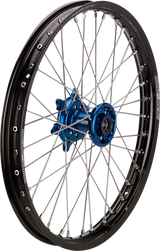 MOOSE RACING Wheel Assembly - SX-1 - Complete - Front - Black Wheel/Blue Hub - 19x1.4 YF-14019-BKBU - Cycle City Outdoors