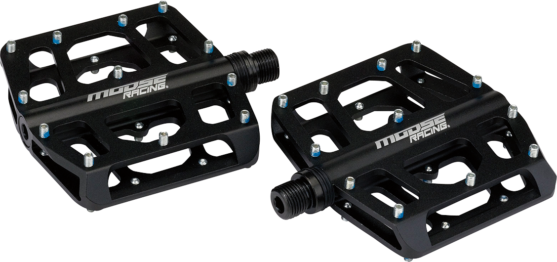 MOOSE RACING Mountain Bike Pedals - Machined Billet NWL-562B - Cycle City Outdoors