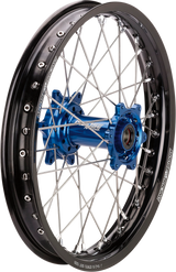 MOOSE RACING Wheel Assembly - SX-1 - Complete - Rear - Black Wheel/Blue Hub - 16x1.85 YR-18616-BKBU - Cycle City Outdoors
