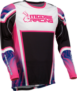 MOOSE RACING Agroid Jersey - Pink/Purple/Black - 3XL 2910-7401 - Cycle City Outdoors