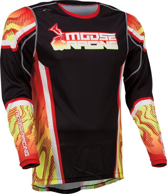 MOOSE RACING Agroid Jersey - Red/Yellow/Black - 2XL 2910-7394 - Cycle City Outdoors