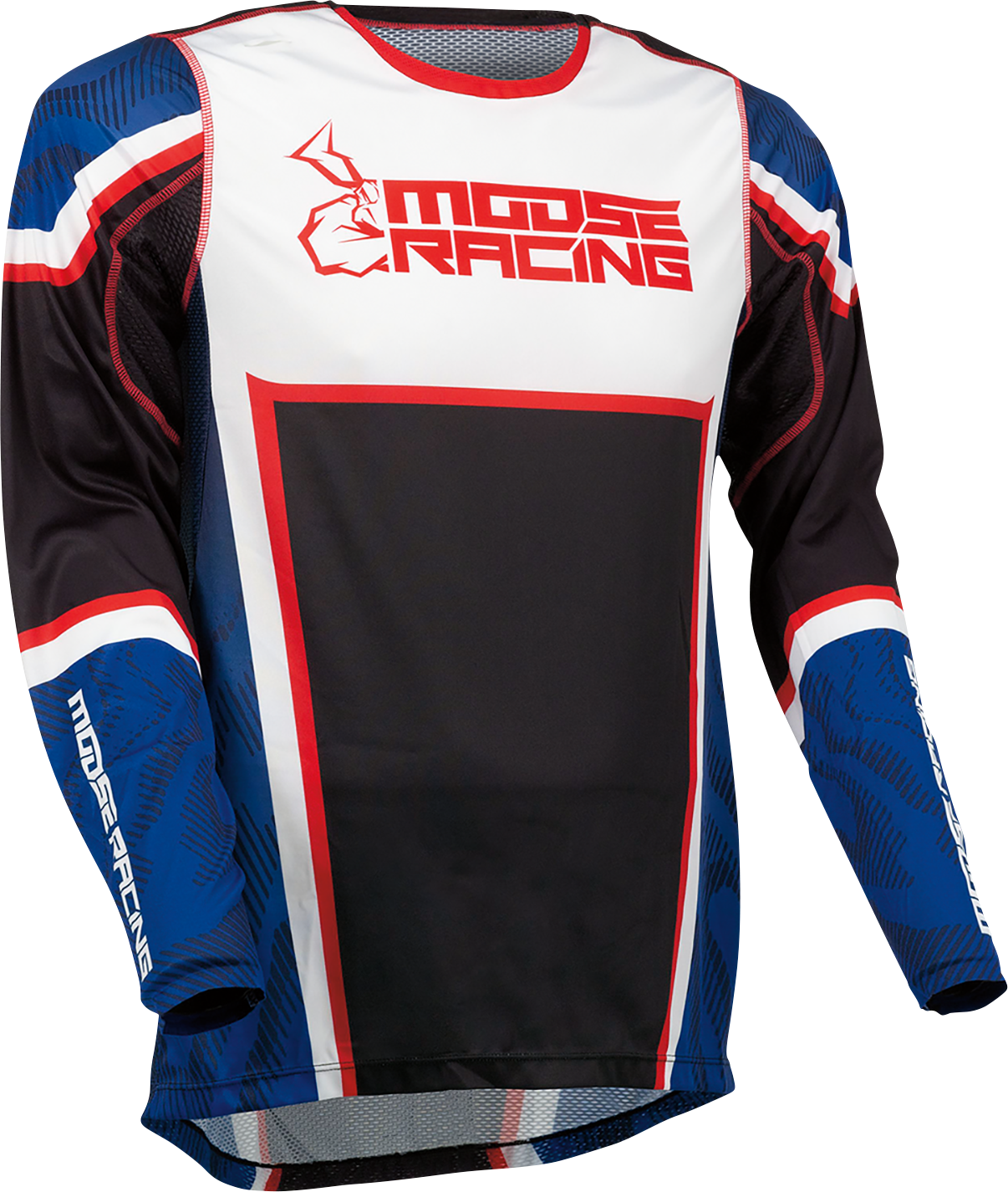 MOOSE RACING Agroid Jersey - Red/White/Blue/Black - 2XL 2910-7406 - Cycle City Outdoors