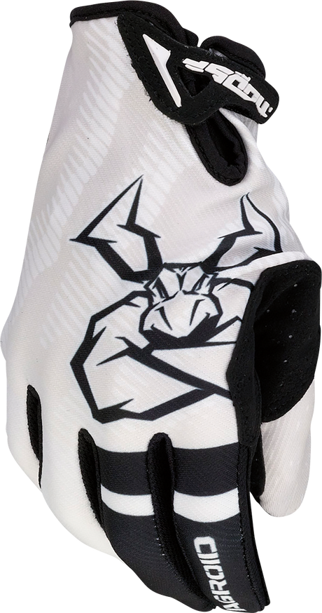MOOSE RACING Agroid* Pro Gloves - White - 3XL 3330-7595 - Cycle City Outdoors