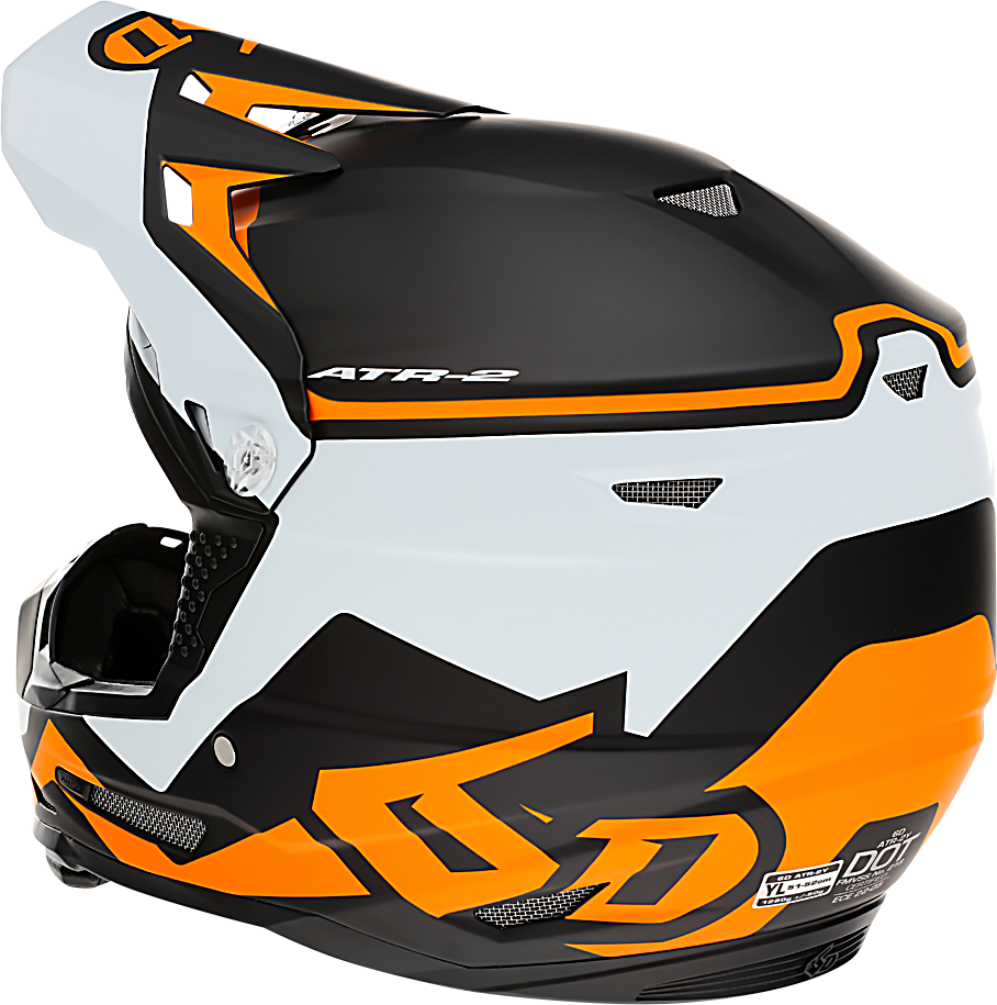 6D HELMETS ATR-2Y Helmet - Drive - Neon Orange - Large 11-6312