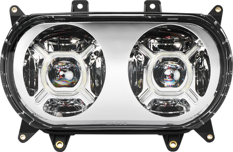 Custom Dynamics LED Headlight - Chrome - Road Glide CD-RG-H-C - Cycle City Outdoors