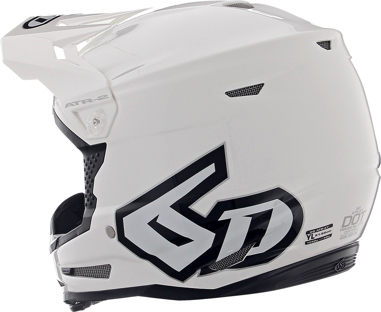 6D HELMETS ATR-2Y Helmet - Gloss White - XL 11-5613