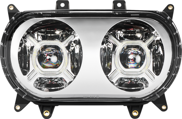 Custom Dynamics ProGLOW* Headlight - Chrome - Road Glide PG-RG-C - Cycle City Outdoors