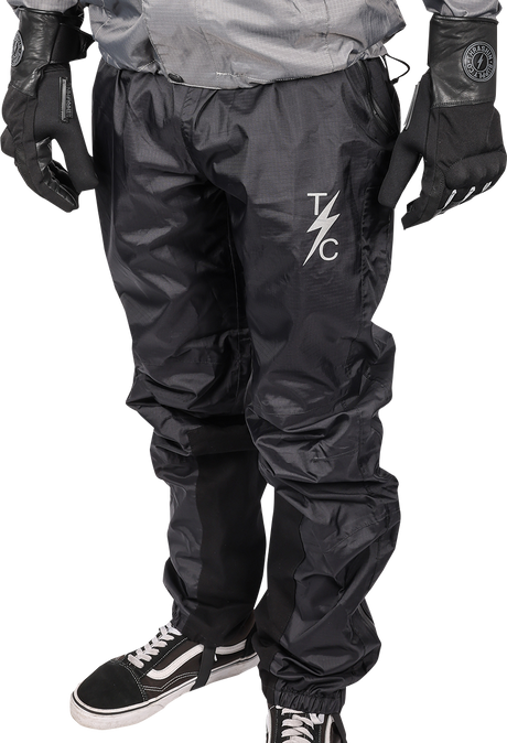 THRASHIN SUPPLY CO. Mission Rain Pants - Black - S/M TMJ-08-08
