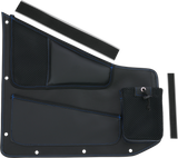 SHOW CHROME Kaliber Organizer - Driver - Black w/ Blue Stitching H44-7DBLU