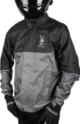 THRASHIN SUPPLY CO. Mission WP Rain Jacket - Black/Gray - Medium TMJ-11-09