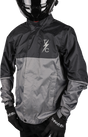 THRASHIN SUPPLY CO. Mission WP Rain Jacket - Black/Gray - Medium TMJ-11-09