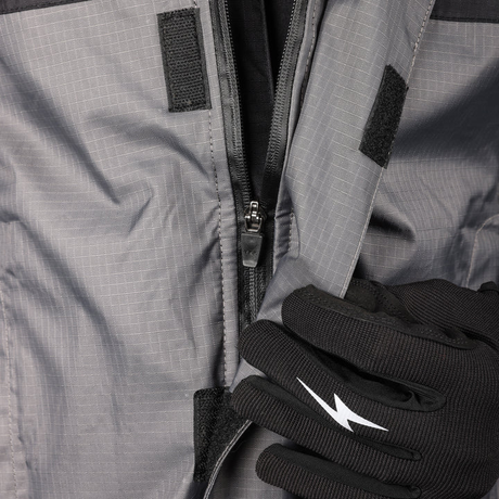 THRASHIN SUPPLY CO. Mission WP Rain Jacket - Black/Gray - Medium TMJ-11-09