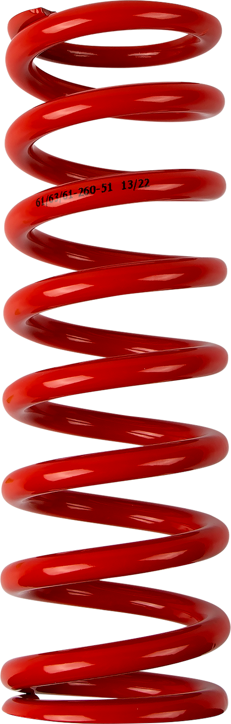 MOOSE RACING Shock Spring - 61 mm - 51 n/mm 1312-0971 - Cycle City Outdoors