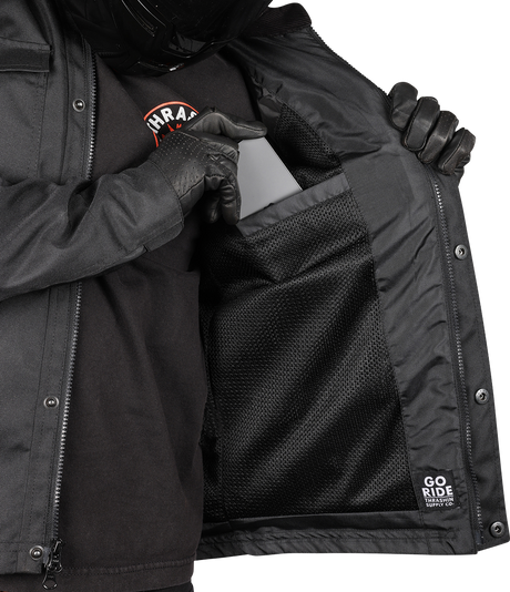 THRASHIN SUPPLY CO. Atlas v2 Riding Jacket - Black - 2XL TMJ-09-12