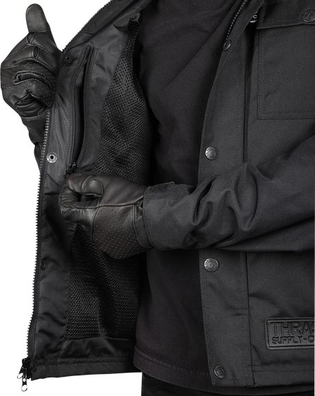 THRASHIN SUPPLY CO. Atlas v2 Riding Jacket - Black - 2XL TMJ-09-12