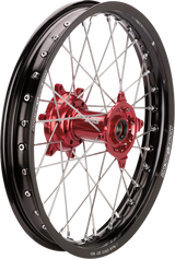 MOOSE RACING Wheel Assembly - SX-1 - Complete - Rear - Black Wheel/Red Hub - 18x2.15 BR-215-18BKRD - Cycle City Outdoors