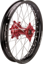 MOOSE RACING Wheel Assembly - SX-1 - Complete - Rear - Black Wheel/Red Hub - 18x2.15 BR-215-18BKRD - Cycle City Outdoors