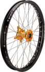 MOOSE RACING Wheel Assembly - SX-1 - Complete - Front - Black Wheel/Blue Hub - 21x1.6 CF-16021BKBU - Cycle City Outdoors