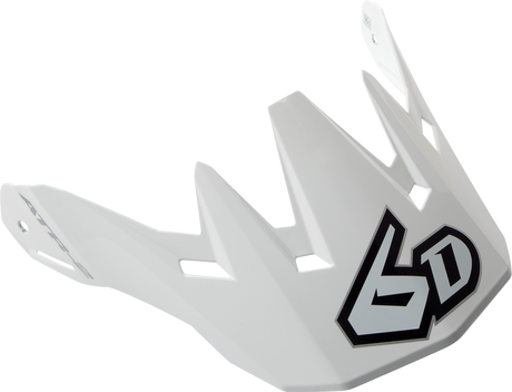 6D HELMETS ATR-2Y Visor - Gloss White 72-4115