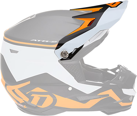 6D HELMETS ATR-2Y Visor - Drive - Neon Orange 72-4131