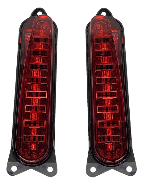 Custom Dynamics LED Taillight - Run/Brake/Turn - Red PB-13-CVO-R - Cycle City Outdoors
