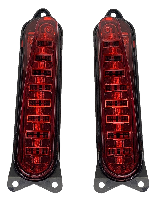 Custom Dynamics LED Taillight - Run/Brake/Turn - Red PB-13-CVO-R - Cycle City Outdoors