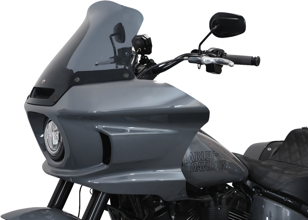 KLOCK WERKS Flare* Windshield - 10" - Dark Smoke - FXLRST KWW-02-0611