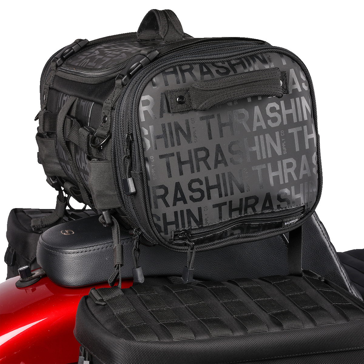 THRASHIN SUPPLY CO. Molle Strap Kit - Black TSB-00-15