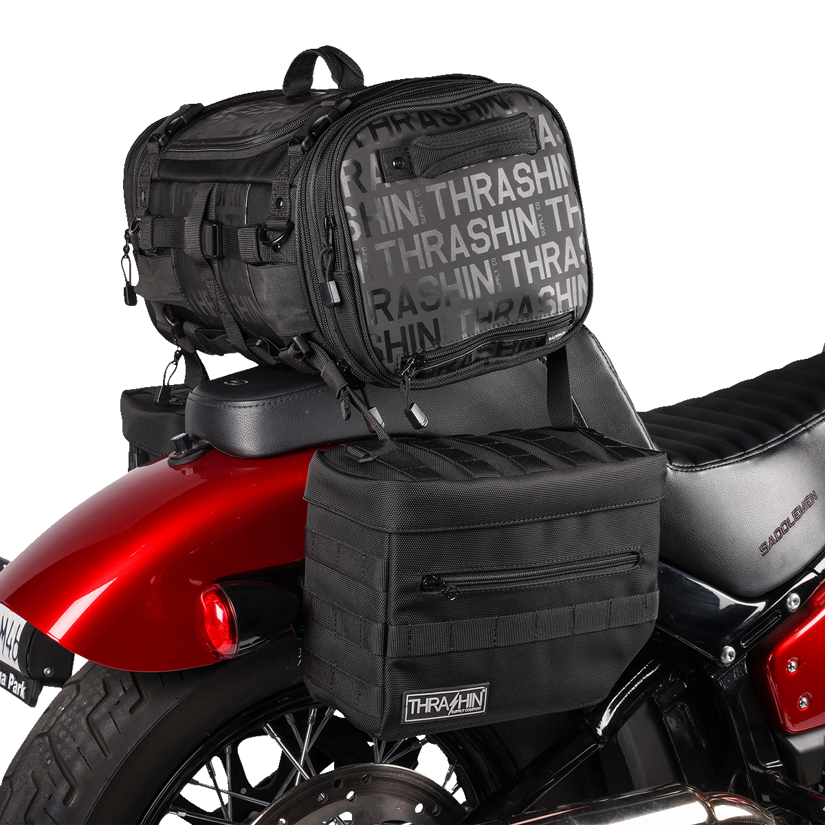 THRASHIN SUPPLY CO. Molle Strap Kit - Black TSB-00-15