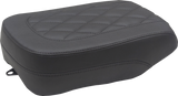 MUSTANG Squareback Seat - Passenger - Black - Diamond Stitch - Vulcan S '15-'23 76431