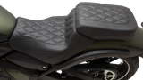 MUSTANG Squareback Seat - Passenger - Black - Diamond Stitch - Vulcan S '15-'23 76431