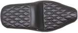 MUSTANG Squareback Seat - Black - Double Diamond - Rebel 300/500 '17-'23 84003