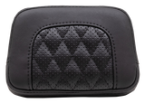 MUSTANG Squareback Sissy Bar Pad - Black - Diamond Stitch - Chief '22-'23 88206