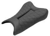 SADDLEMEN Track Seat - Lattice Stitch - Black - ZX6R '19-'22 0810-K075