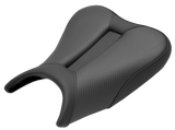 SADDLEMEN Track Seat - Solo - Carbon Fiber - Black - Ninja 400 '18-'22 0810-K080